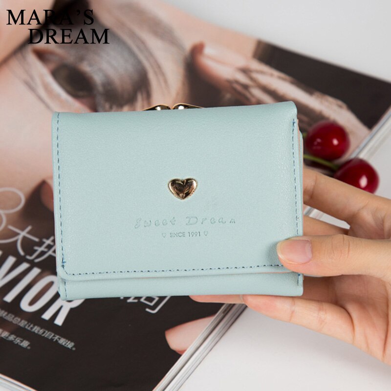 Mara's dream dames portemonnee letterpatroon hart dames korte portemonnee kaarthouder dames portemonnee munt portemonnee bankpashouder