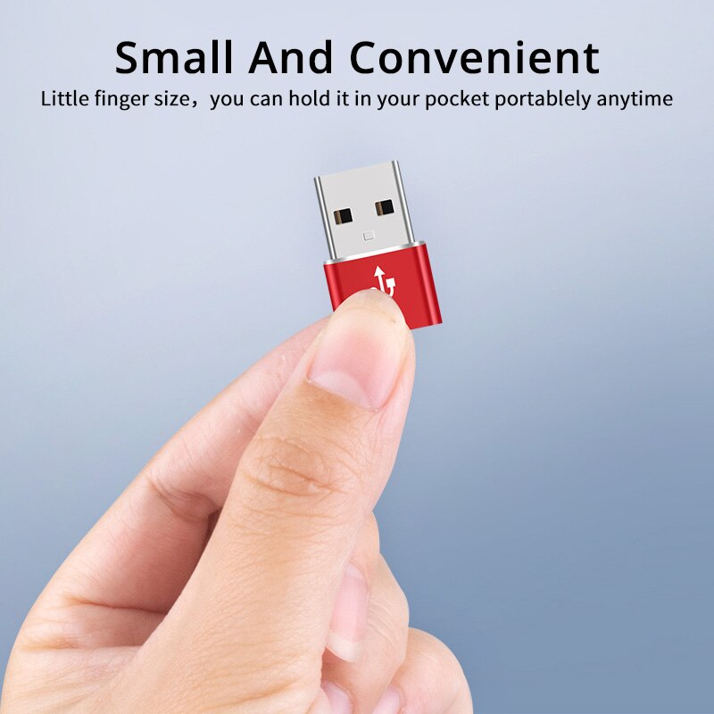 FONKEN USB A TO Type C Adapter Notebook Charger USB Male TO USB C Femal Phone Charging Converter Earphone USB Cable Connector