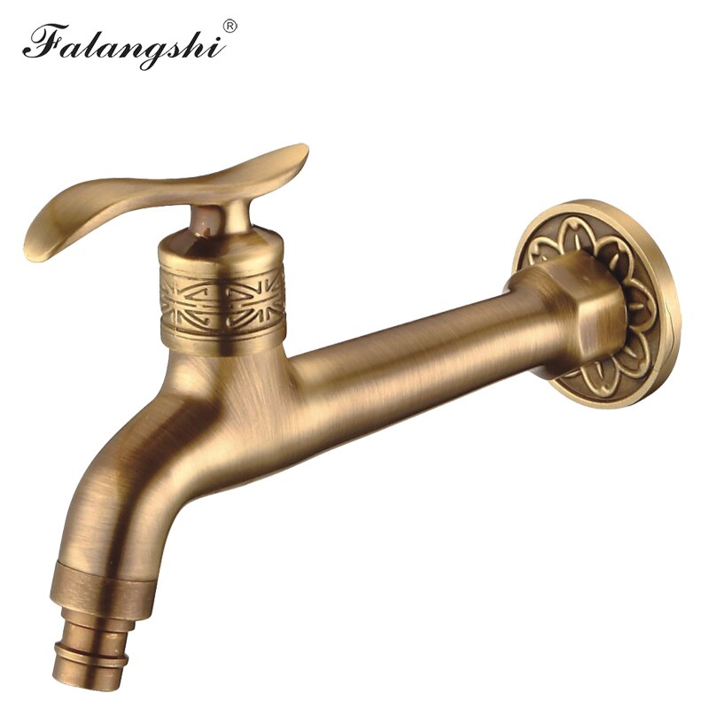 Antiken Geschnitzten Bibcock Durcheinander Wasserhahn Dekorative draussen Garten Wasserhähne für Waschmaschine Luxus Wc Mopp Wasserhahn WB8503: Modell 14