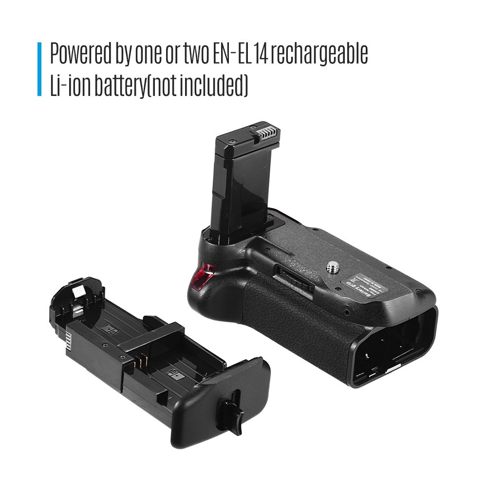Empuñadura de batería Vertical D5500 con Control remoto IR para Nikon D5500 D5600