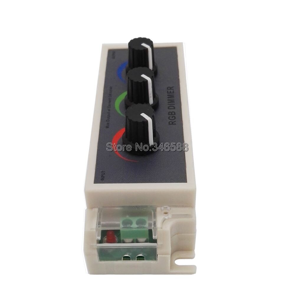 DC12V - 24V 9A RGB Controller 3 Channel RGB LED Dimmer Controller for 3528 5050 RGB LED Strip Light