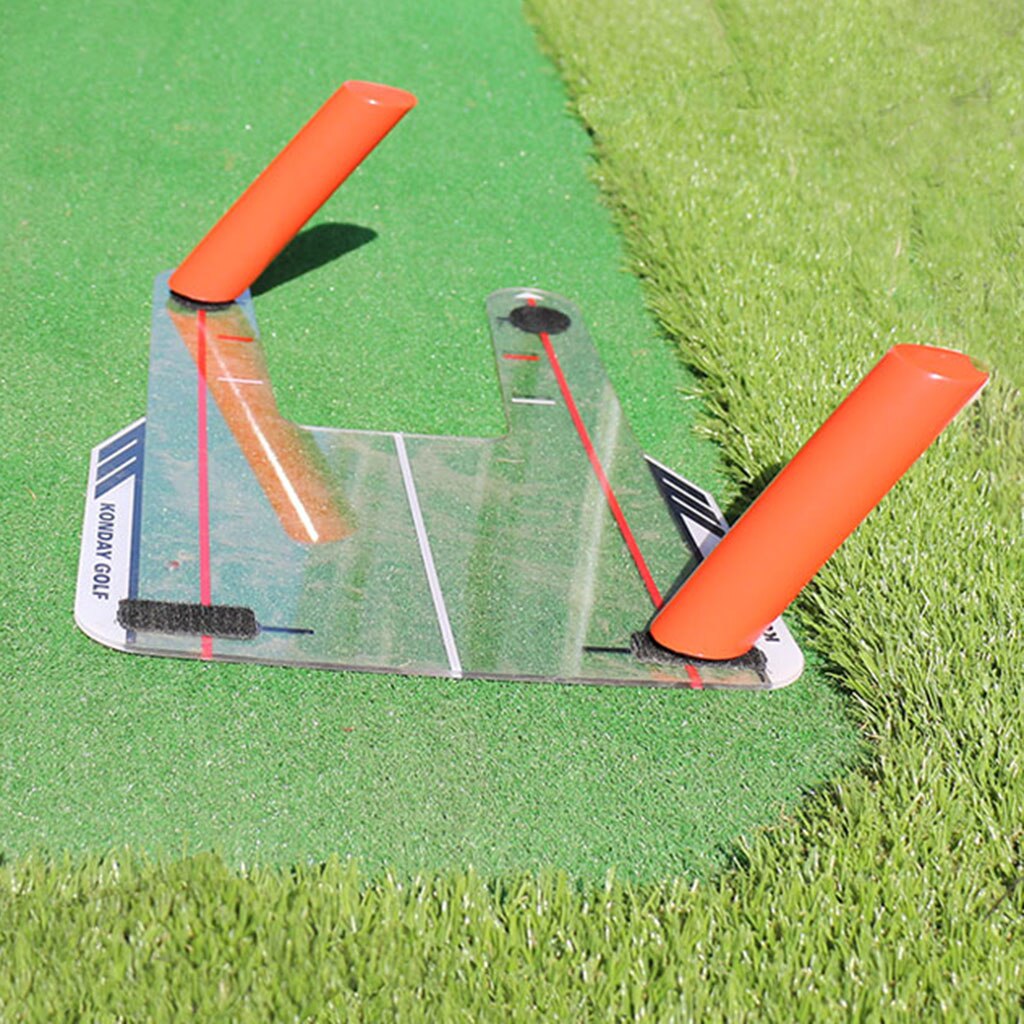 Pc golf putting träning spegel svingtränare justering övningsutrustning redskap