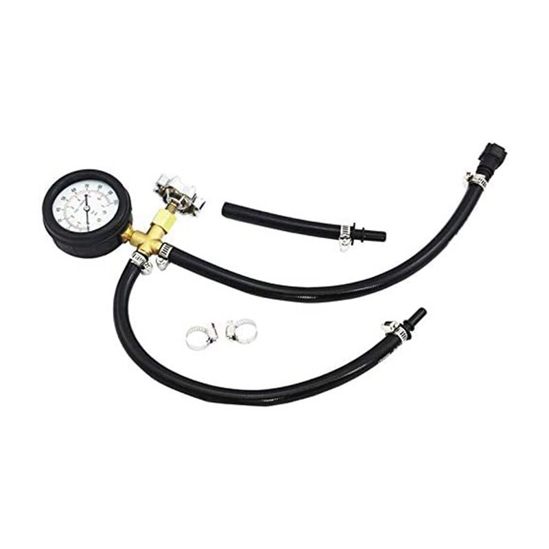 0-100PSI Fuel Injection Pressure Tester Quick Connected Pressure Gauge