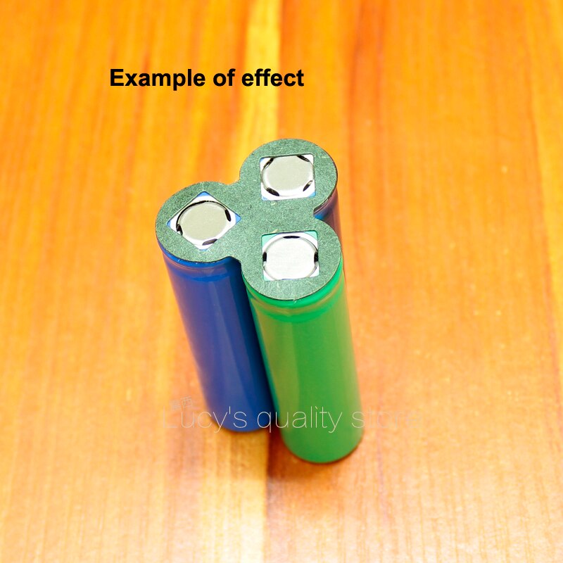 100pcs/lot 18650 lithium battery pack insulation material barley paper high temperature insulation gasket red just gasket