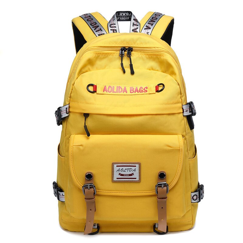 Filles lycée sacs à dos pour enfants sacs d'école collège Randoseru sac à dos Mochila Escolar livre sacs enfants Kinder Tassen: Yellow