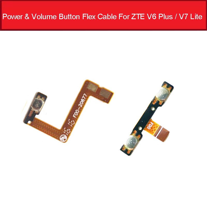 Power & Volume Zijknop Flex Kabel Voor Zte Blade V6 Plus / V7 Lite Volume Schakelaar Flex Lint vervangende Onderdelen: Power Volume Flex