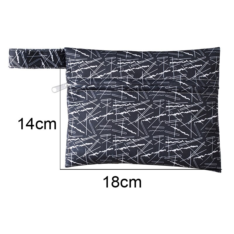 8pcs Bamboo Charcoal Reusable Menstrual Pads For Monthly Women Washable Gaskets Maternity Sanitary Towels Daily Pads 1pc Wet Bag