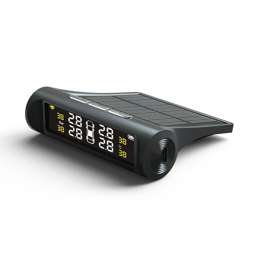 Steelmate tp -s1 trådlösa soldrivna tpms däcktrycksövervakningssystem  a6 f 0