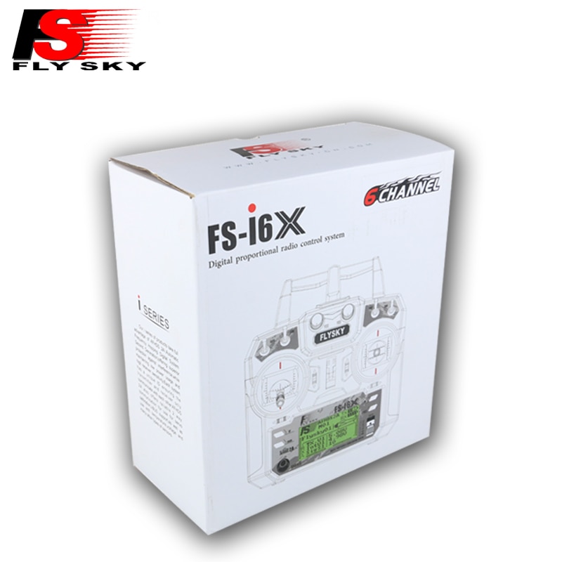 Original Flysky FS-i6X 10CH 2.4GHz AFHDS 2A RC Transmitter With FS-iA6B FS-iA10B FS-X6B FS-A8S Receiver For Rc Airplane Mode 2