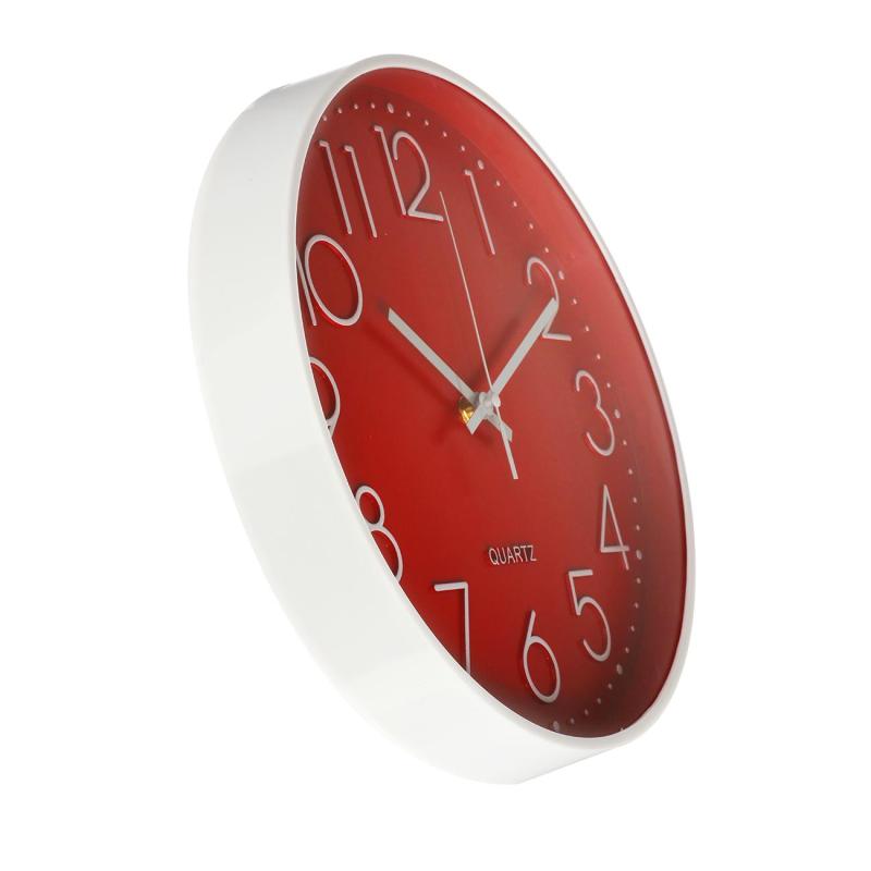 12 inch Wall Clock Modern Digital Living Room Bedroom Office Kitchen Class Room Clock France Style Wall Watch Decor