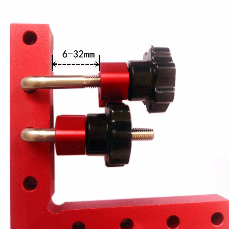 woodworking 90 degree L-shaped auxiliary fixture Aluminum square Positioning ruler measuring gauge wood carpenter DIY tools