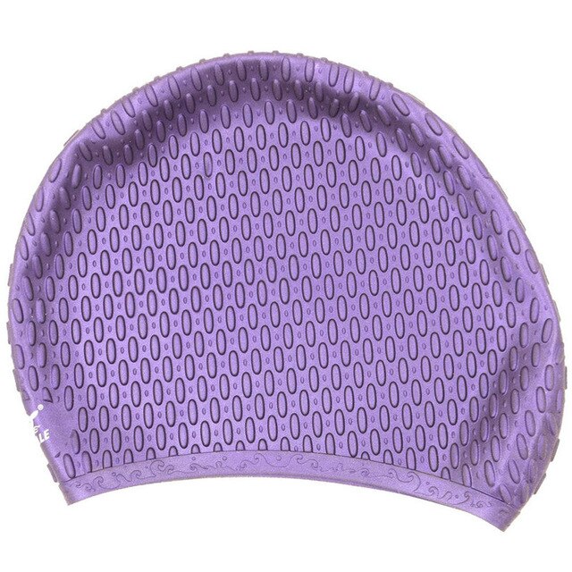Whale Flexibele Waterdichte Siliconen Badmuts Unisex Volwassen Waterdrop Zwemmen Hoed Cover Bescherm Oor Zwemmen Caps: swimming caps4