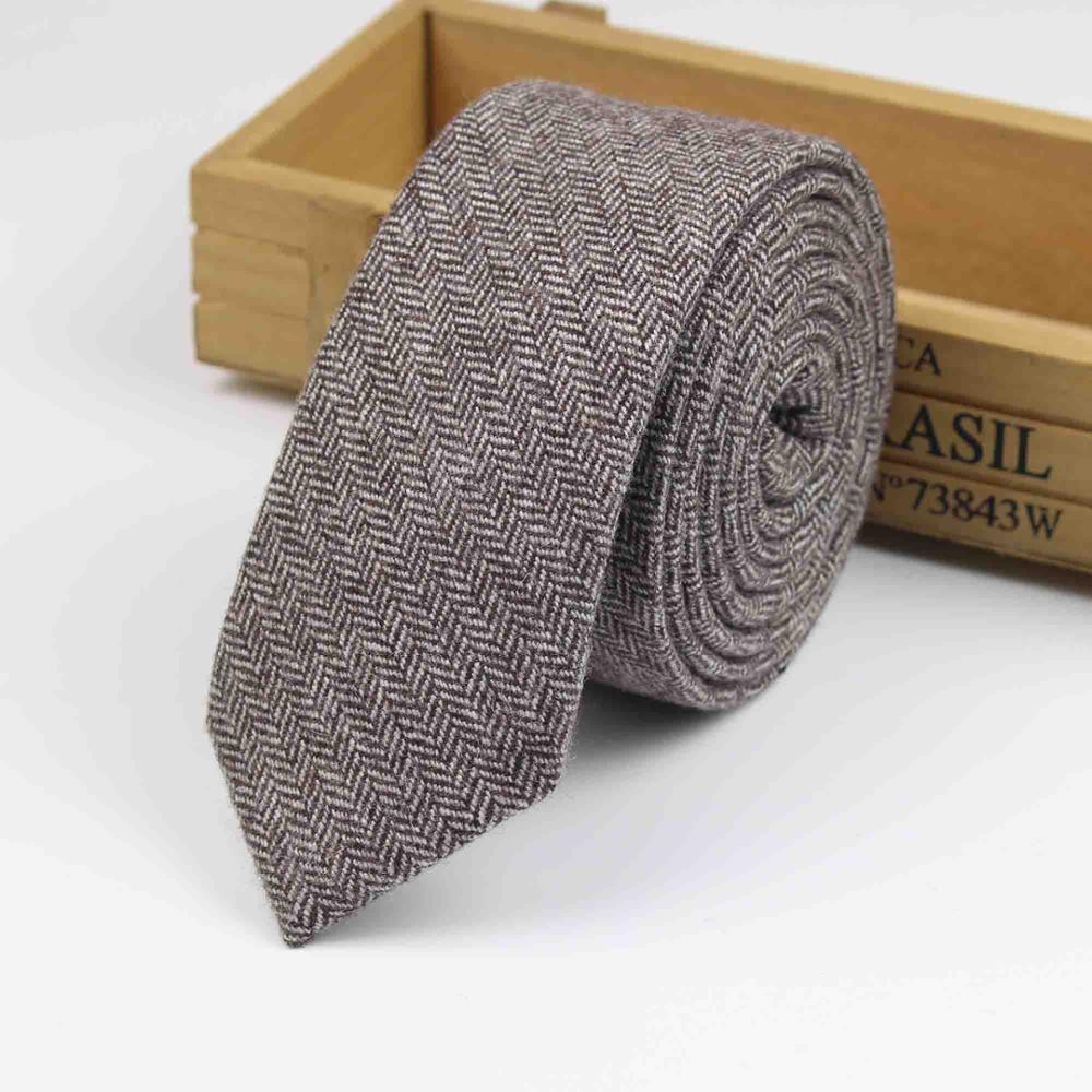 Tie Vintage Wol Ties Mannen Dikke Stropdas Gestreepte Solid Viscose Cravate: 12