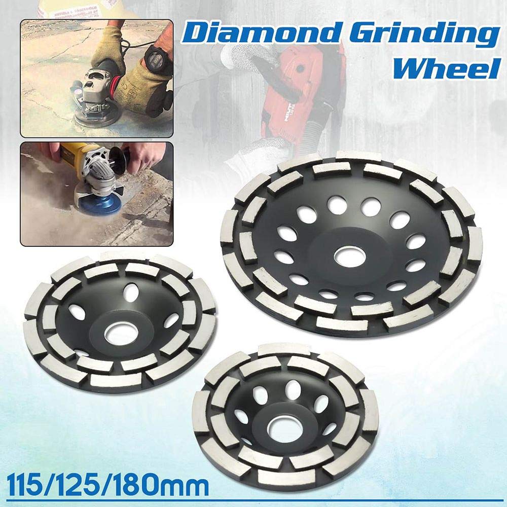 115/125/180mm diamant slibeskive skive skål form slibekop beton granit sten keramik værktøjer