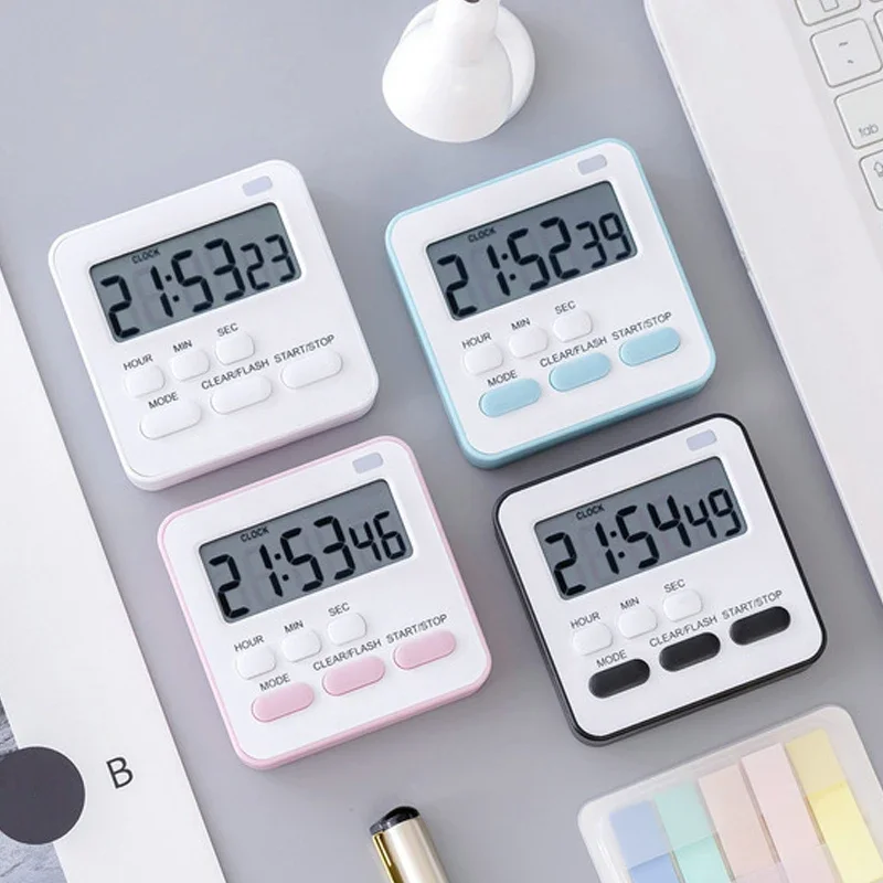 With Flashing Light Timer Cooking Kitchen Sport Study Game With Magnetic Countdown Alarm Clock