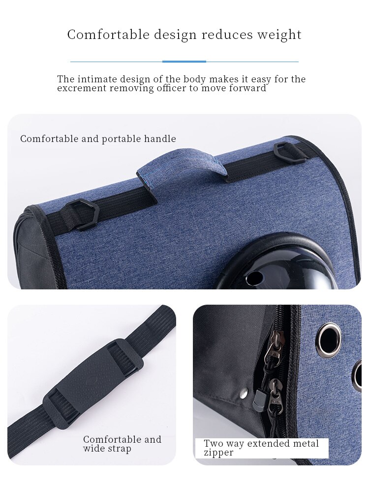 Cat bag go out carrying bag pet bag cat diagonally portable cat cage cat school bag space capsule cat backpack supplies