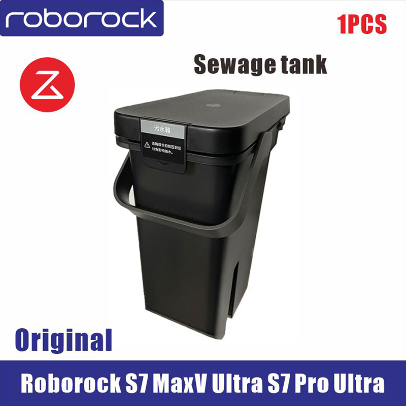 Original Clean Water Tank for Roborock S7 MaxV Ultra S7 Pro Ultra Accessories Clean Water Tank Sewage Tank: light yellow