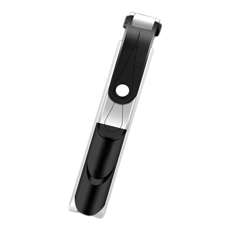 Mobile Phone Selfie Stick with Wireless Remote Control Stable Tripod Retractable Selfie Stick: Black white