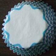 400 Yellow & Gray Chevron Cupcake Liners, Wedding Polka Dot Cupcake Liners, ColorBlock GREASE RESISTANT Liners: blue