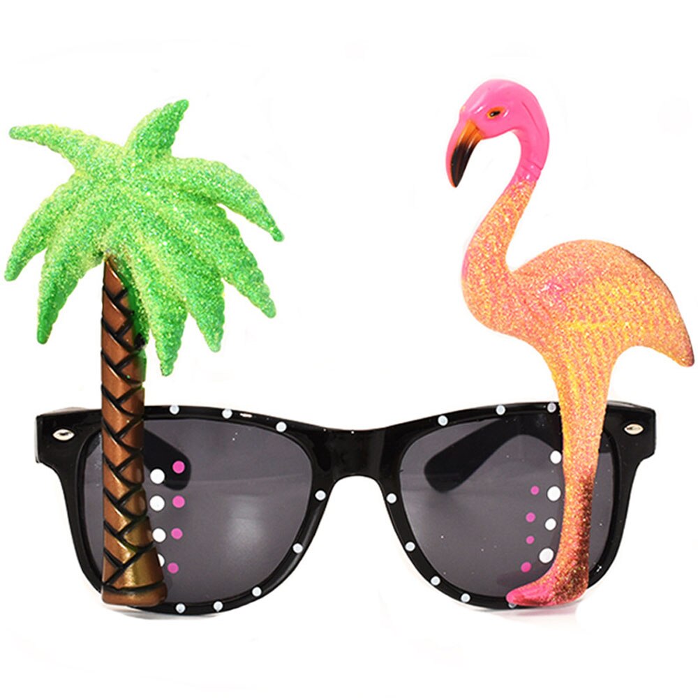 1 par strand hawaii fest solbriller ananas flamingo solbriller hawaii tropiske briller dekoration sommer luau fest begivenhed: 9