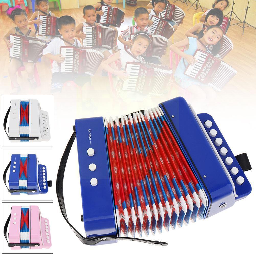 7- Mini Accordeon Kinderen Educatief Muzikaal Speelgoed Accordeon Prestaties Stage Christmas Instrumenten Piano Zak