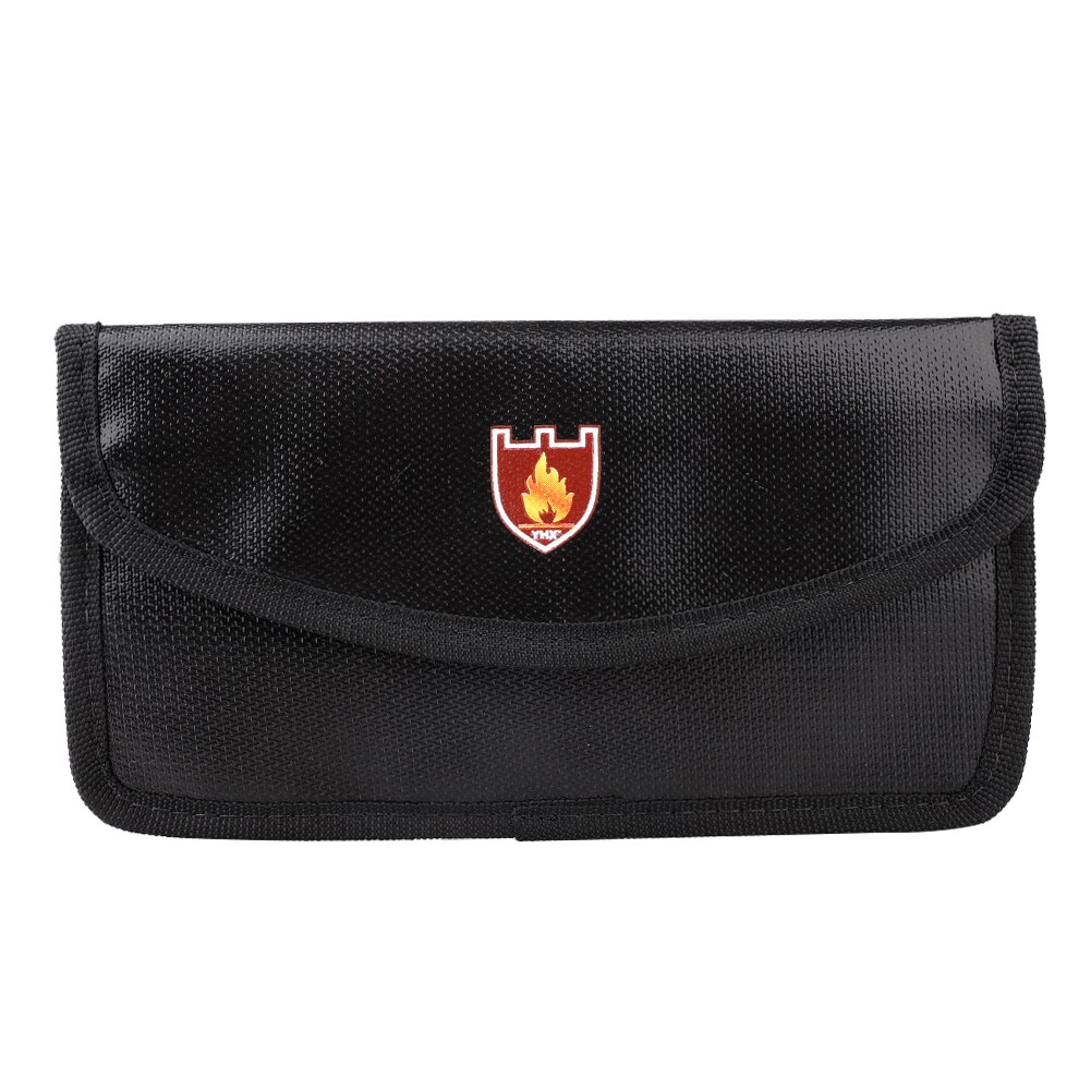 Brandsikker taske vandafvisende poser lynlås lukning opbevaringsposer dokumentkort telefon sikker opbevaring organisator til kontorrejser: 21 x 11.5 cm x 2cm