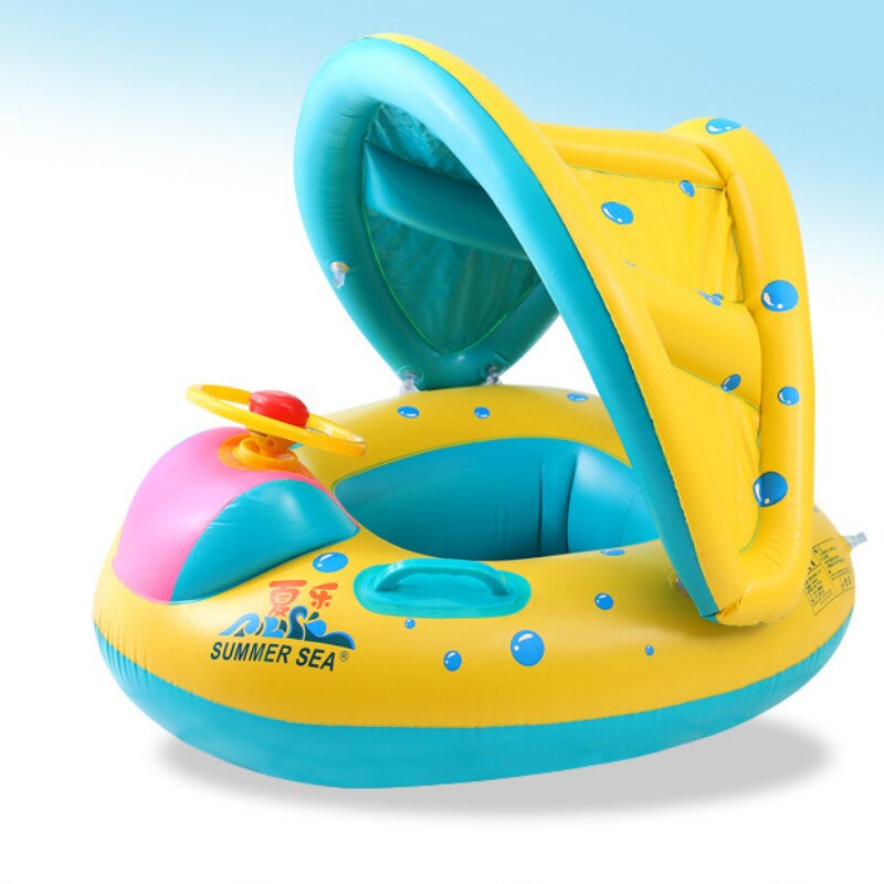 Die Horn Baby Schwimmen Boot Baby Aufblasbare Schwimmen Runden Baby & Kinder Schwimmt