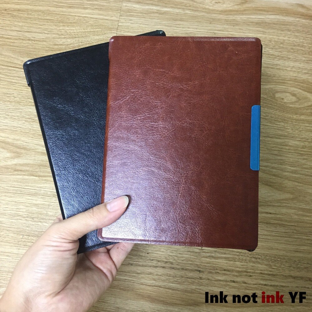 Lederen Case Voor Kobo Aura Hd 6.8 Inch Flip Lederen Beschermende Pu Lederen Beschermhoes