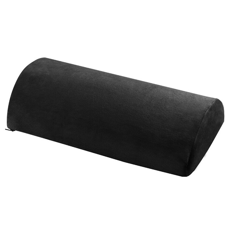 Half Moon Bolster Semi-Roll Pillow Ankle Support Lumbar Neck Pain Relief Memory Foam Pad HFing