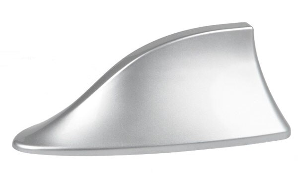 Auto signaalantenne haaienvin voor mini one cooper  r50 r52 r53 r55 r56 r60 r61 paceman countryman clubman/coupé/roadster: Zilver