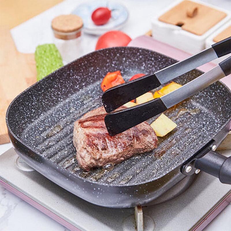 Aluminum Non-Stick Square Frying Pan Steak Frying Pan Multi-Function Frying Pan