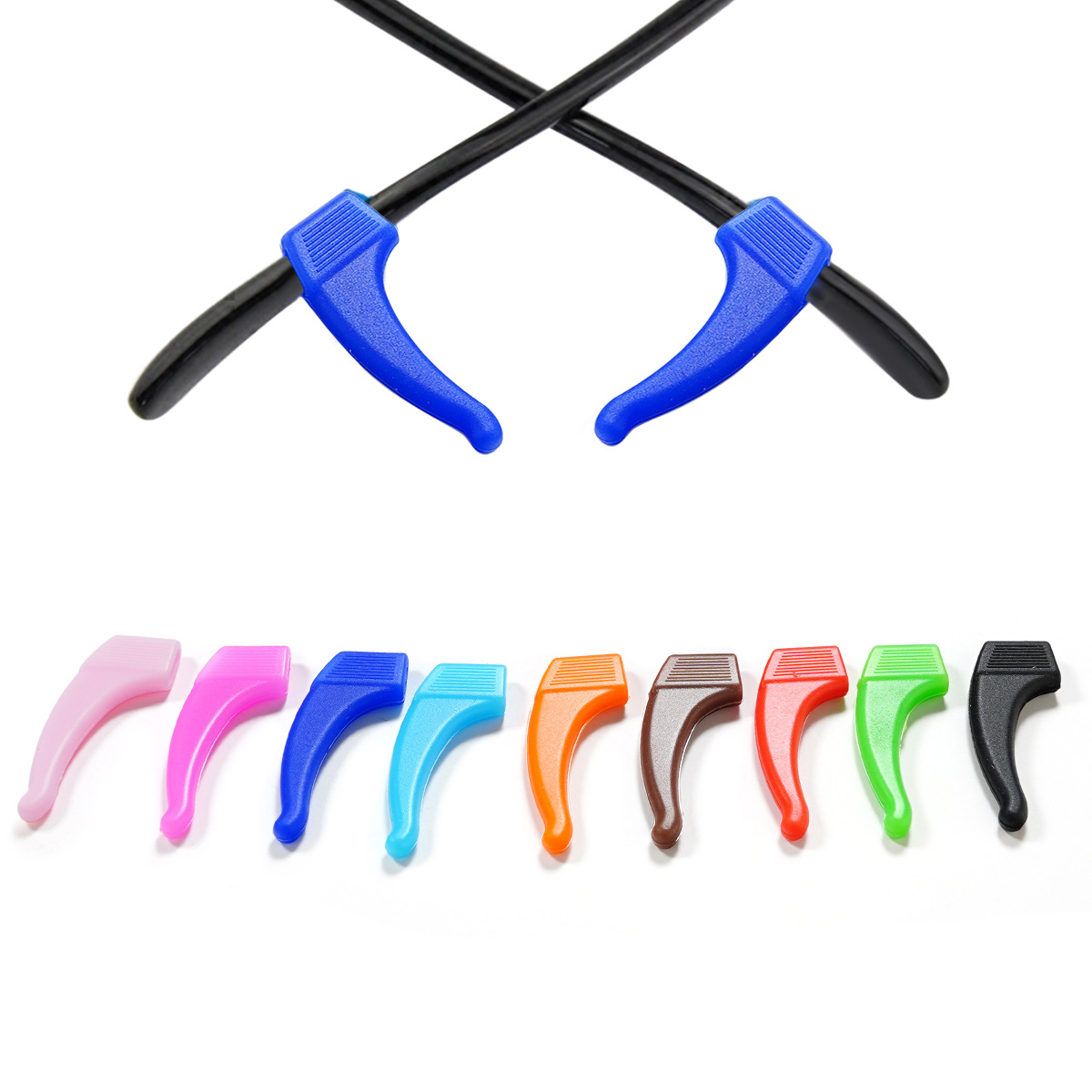 ZRHUA 5 Pair Eyeglass Anti-slip Earmuffs Silicone Holder Spectacle Glasses Eyewear Accessories Glasses Anti-slip Ear Hooks