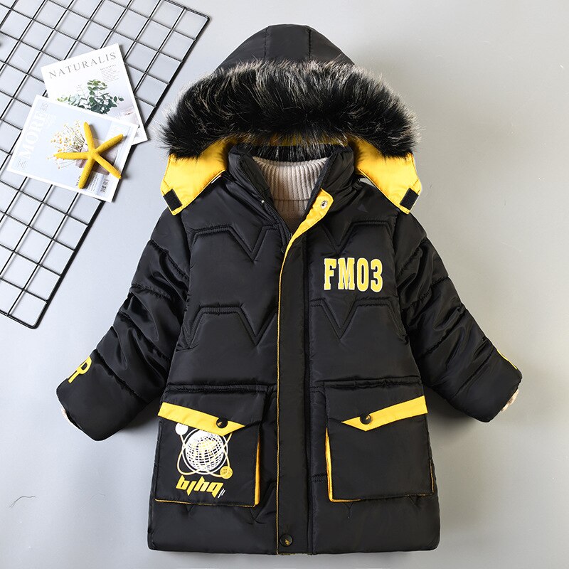 Winter Coats For Boys Long Style Hooded Down Jacke. Grandado