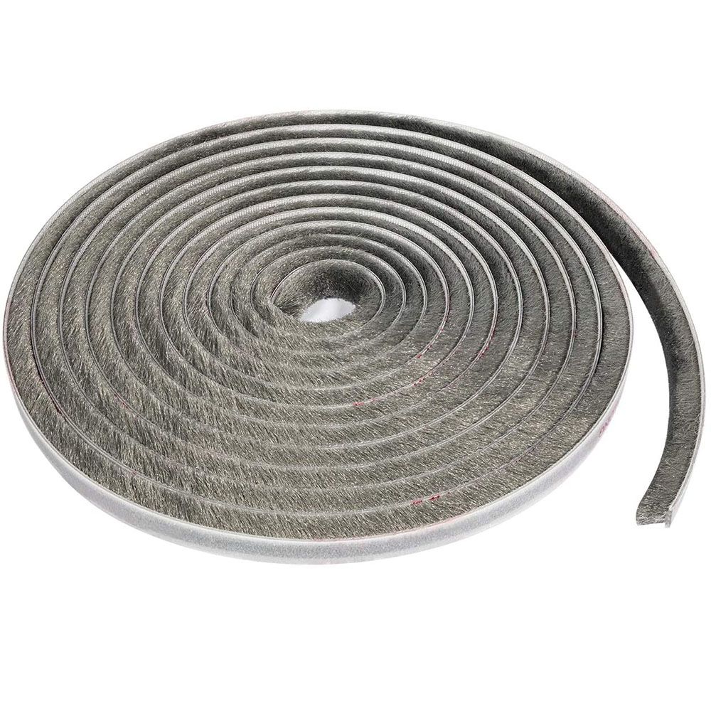 Auto-adesivo porta e janela escova de vedação Strip, Windproof Anti Insect Strip, Home Living Suprimentos, 5m: CÉU AZUL / 2MM