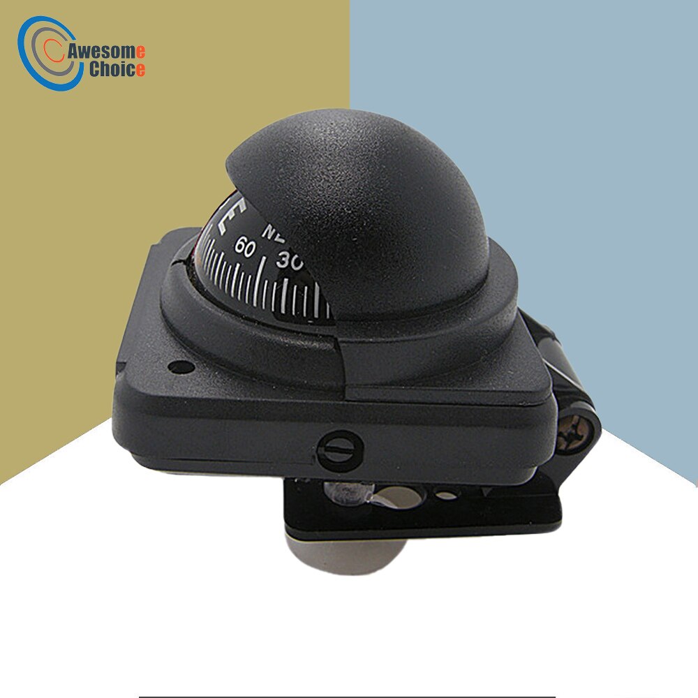 Automobile Vehicle Outdoor Direction Guidance Tool Adhesive Compass Car Interior Decor Plastic Navigation Compass Ball