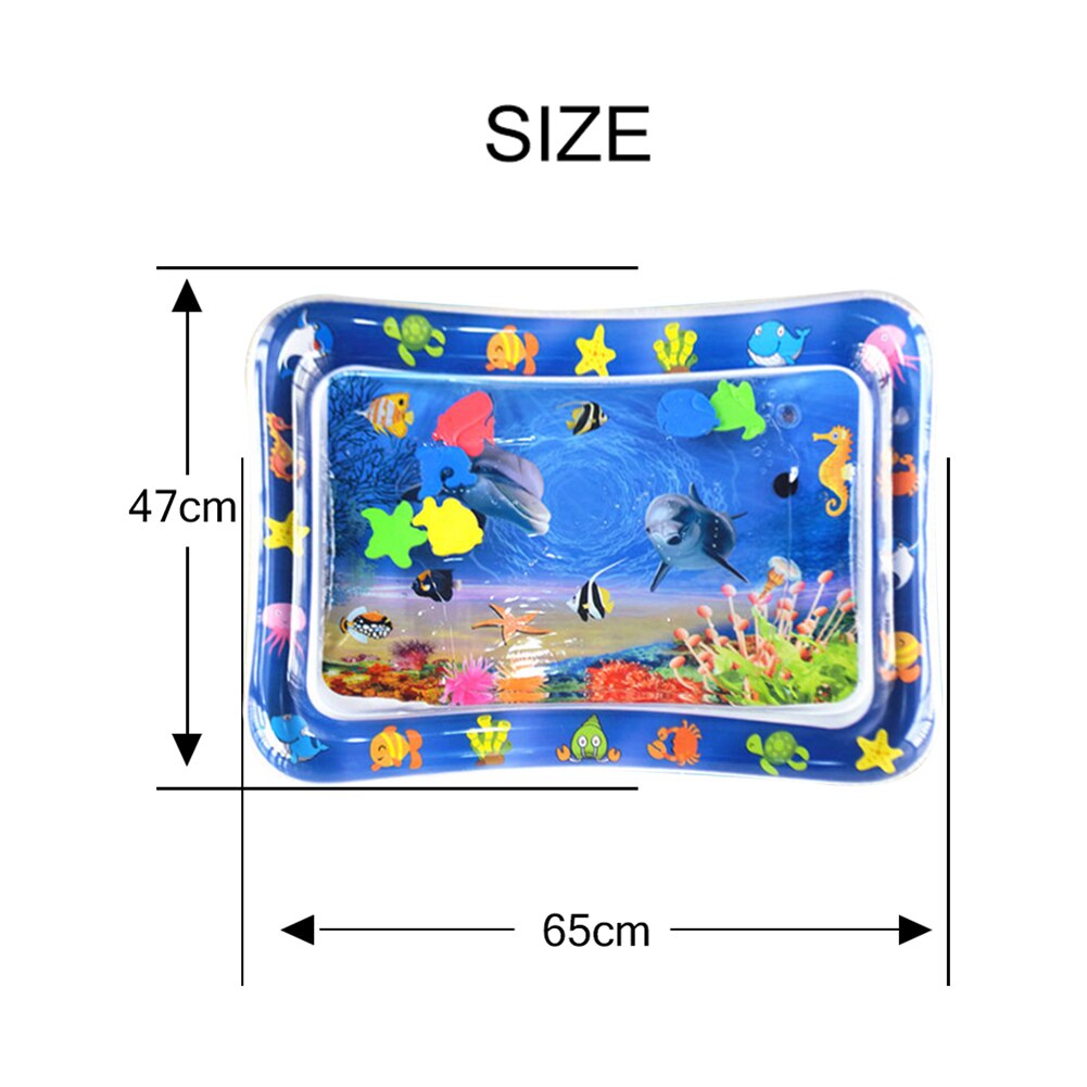 Water Filled Baby Inflatable Patted Pad Water Cushion Playmat Portable for Kids AN88