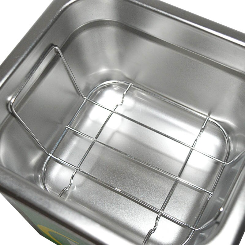Stainless steel ultrasonic cleaning machine 80W hardware ultrasonic cleaner 304 stainless steel (NSF certification) 1pc