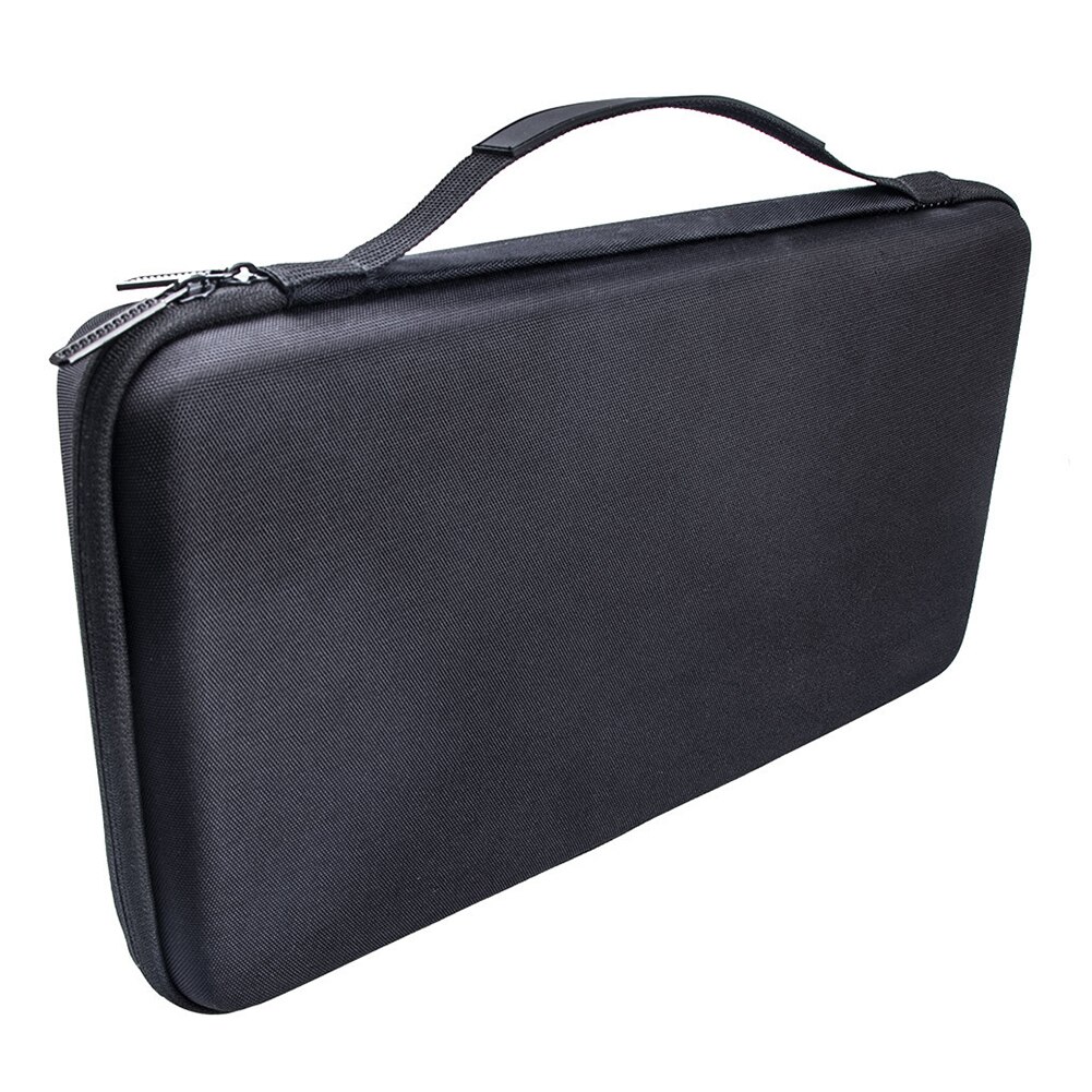Almofada de tambor resistente a riscos à prova de choque fecho com zíper rígido caso protetor teclado armazenamento portátil para akai mpk mini play mk2