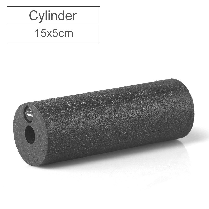 Mosodo massasje yoga roller epp peanøttballer fitness blokker stretch foam roller myofascia ball gym trening treningsutstyr: Grå