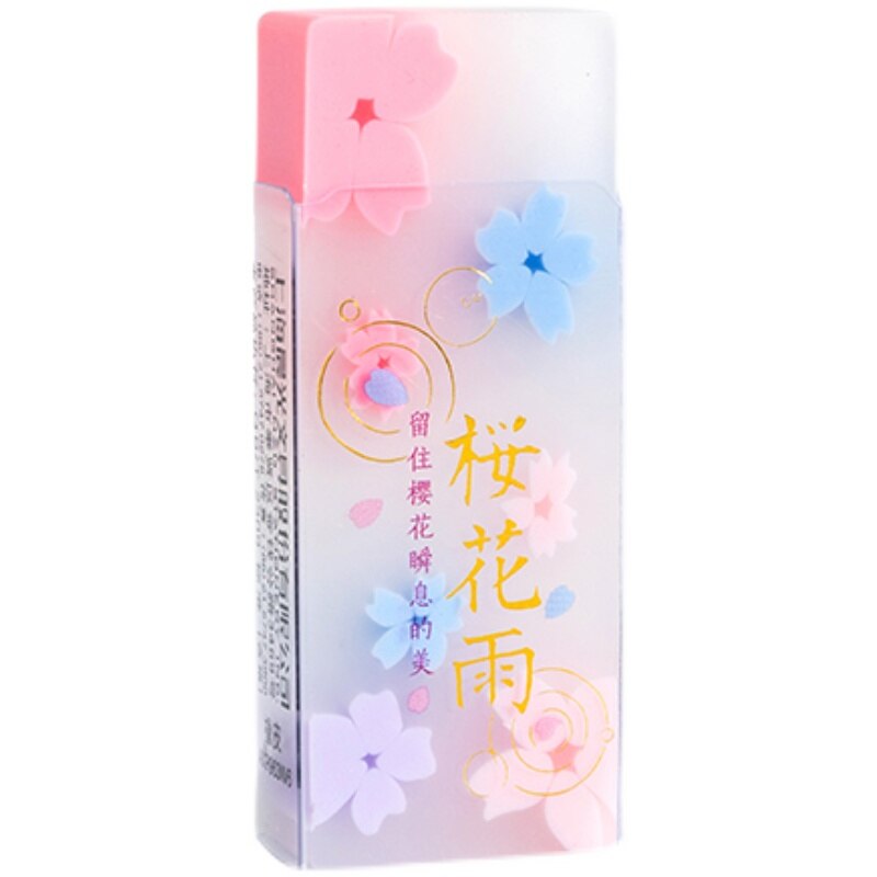 Cute Transparent Eraser Children's Special Cartoon Colorful No Marks No Chips Eraser Kawaii Stationery: Plum