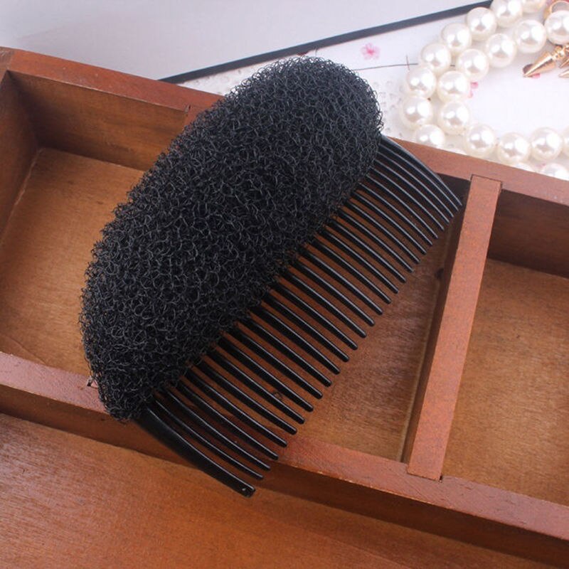 Feminino senhoras elegante bouffant princesa penteado bater-lhe volume cabelo impulso