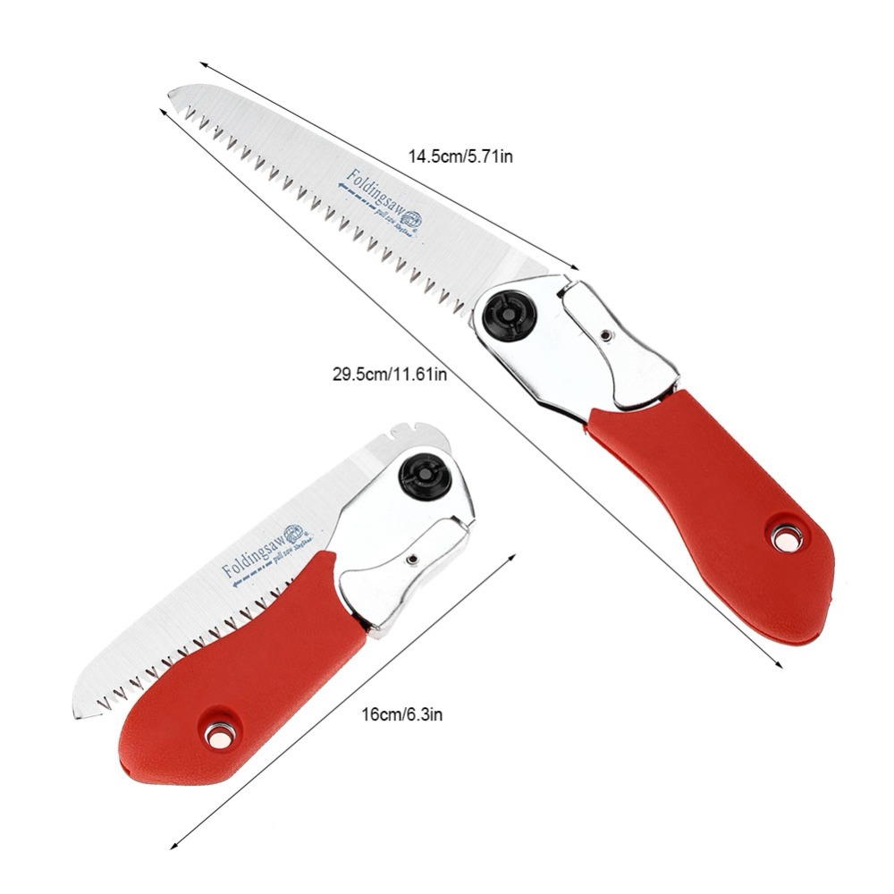 Outdoor garden tools tree trimming non-slip handle 1Pcs folding bonsai tools trim saw portable manual pruning saw grass trimmer