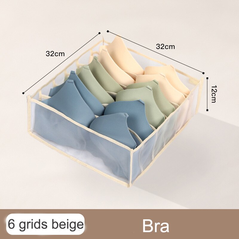 Wandschrank organizer für socken hause getrennt unterwäsche lagerung Kasten 7 Gitter Jeans bh veranstalter faltbare schublade organizer Schlafsaal: Freier Raum