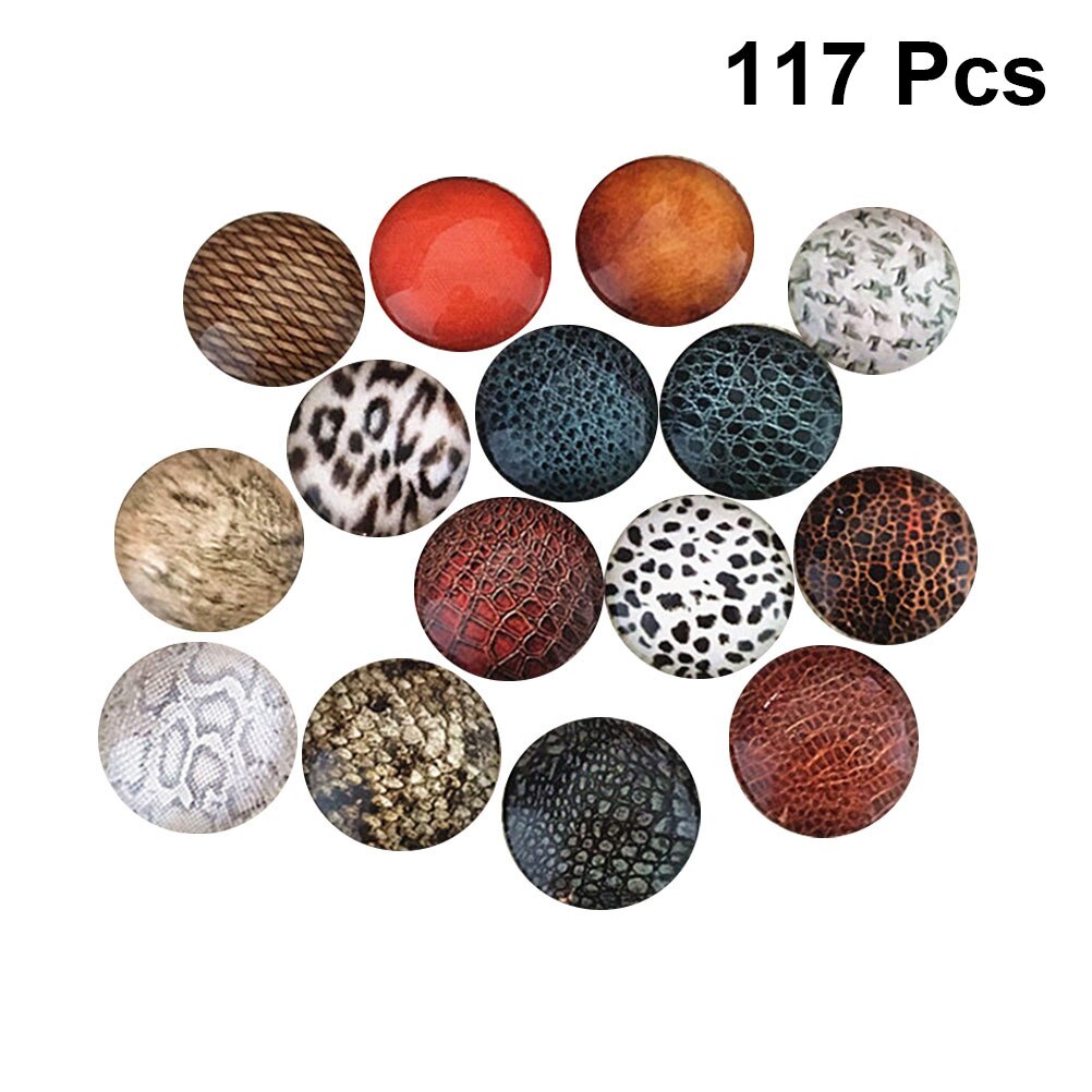 140pcs DIY Glass Refrigerator Paste Beautiful Sticker Refrigerator Patch Decoration (10mm): Size 2