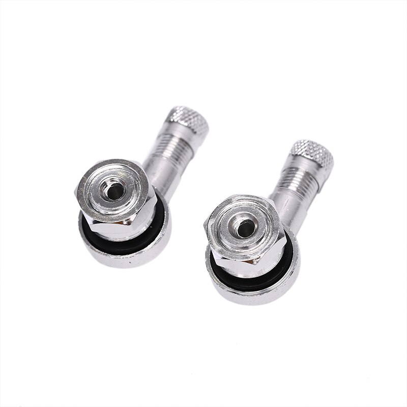 Vástago de válvula de aluminio CNC de ángulo de 90 grados, 2 uds., neumático de rueda de motocicleta, vástago de válvula sin cámara s para piezas de rueda de llanta de 10mm y 11,3mm: SV