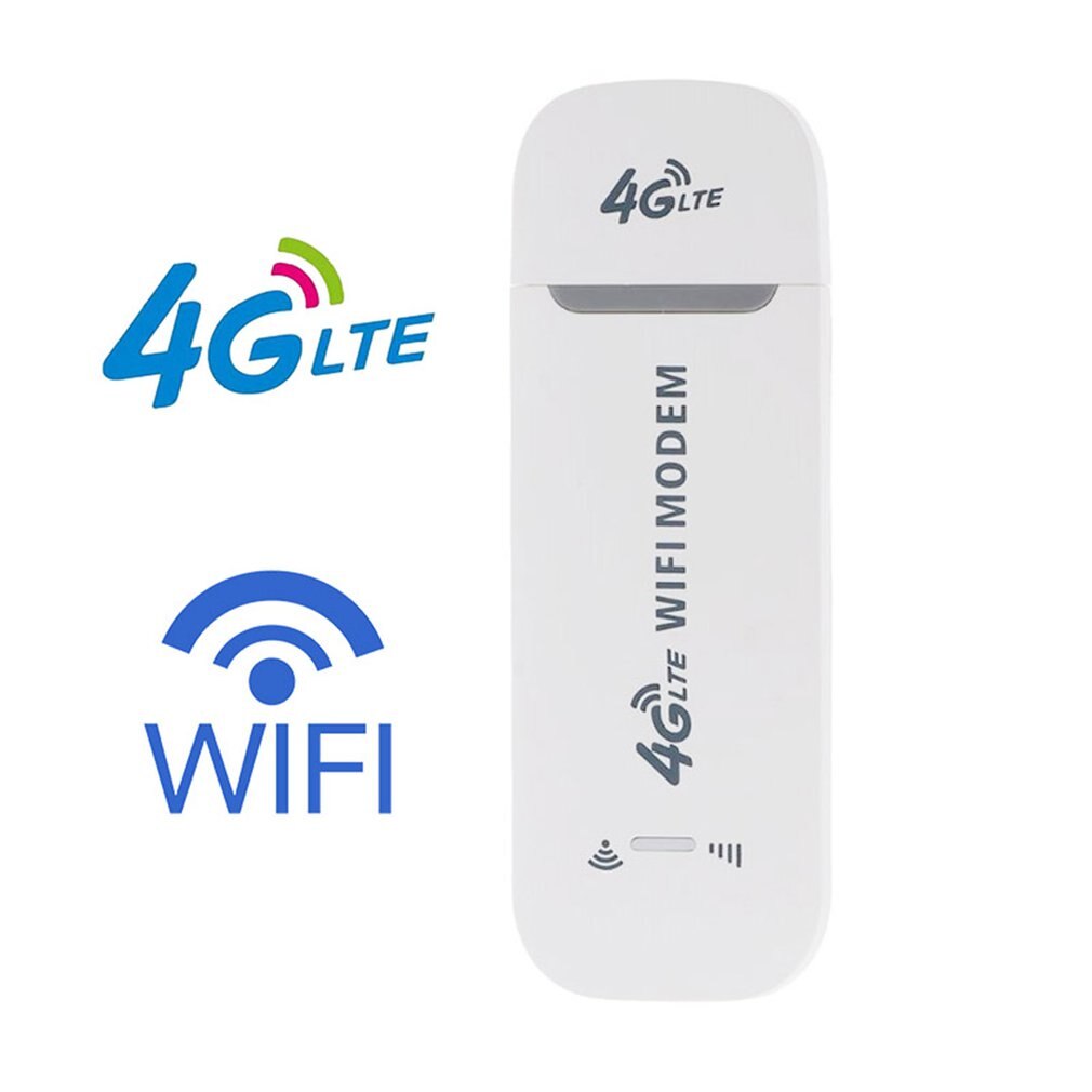 Portable 4G LTE Car WIFI Router Hotspot 100Mbps Wireless USB Dongle Mobile Broadband Modem SIM Card Unlocked