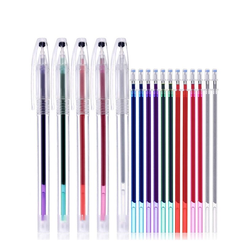 1Set inchiostro scomparsa pennarello in tessuto colorato penna cancellabile ad acqua per trapuntatura tessuto artigianale fai da te sartoria accessori per il cucito