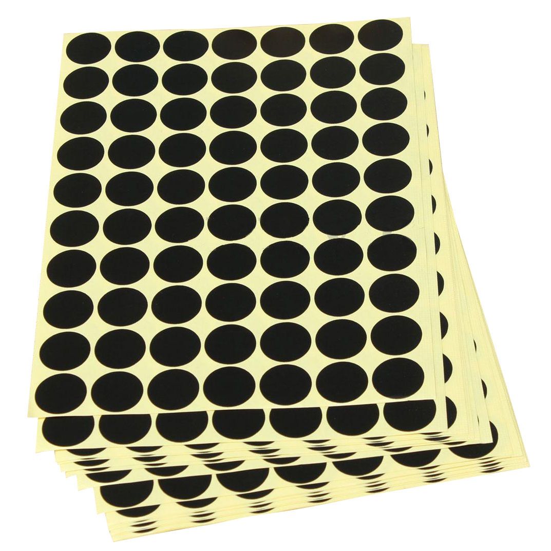 Blel 19Mm Cirkels Ronde Code Stickers Zelfklevende Kleverige Labels Wit