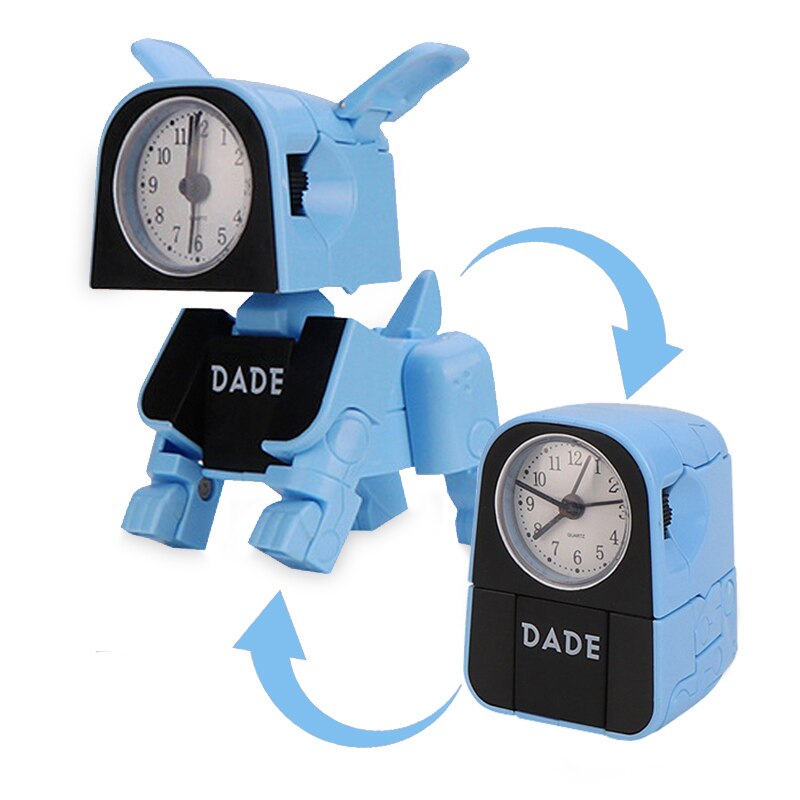 QMJHVX Deformed Puppy Wake Up Clock Children's Alarm Clock Lovely Cartoon Table Clock Alarm Clock Home reloj despertador