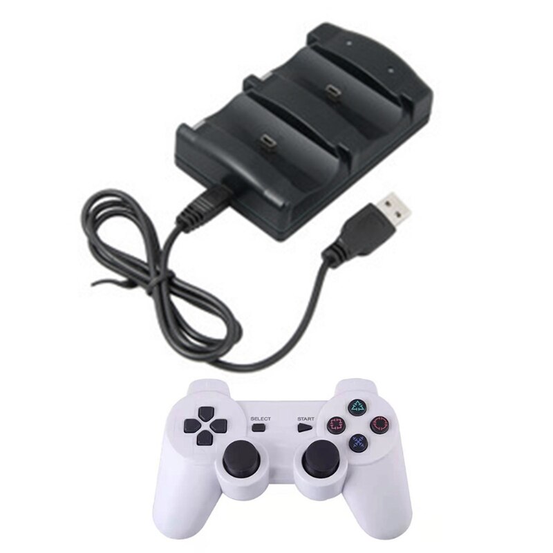 Charge Controller Charger for PS3 Controller Charger Fast Charging Station Indicator Controller Quick Safe Efficient